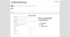 Desktop Screenshot of cabinetsensesoftware.com